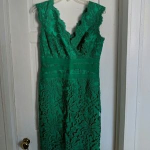 Tadashi Shoji Green Dress